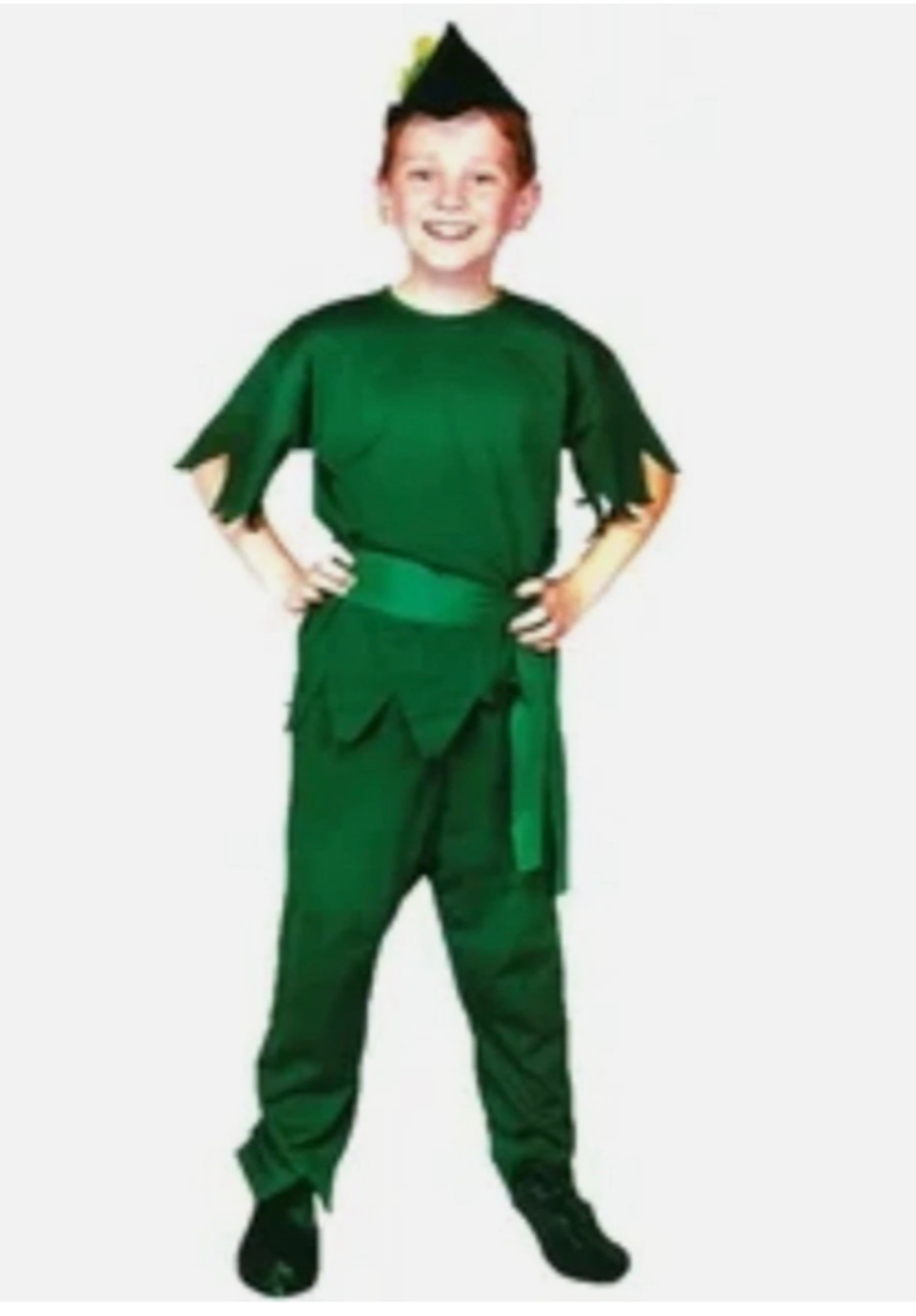 Unisex Elf Costume Child Medium 8-10 Kids Halloween Christmas Holiday Dress Up
